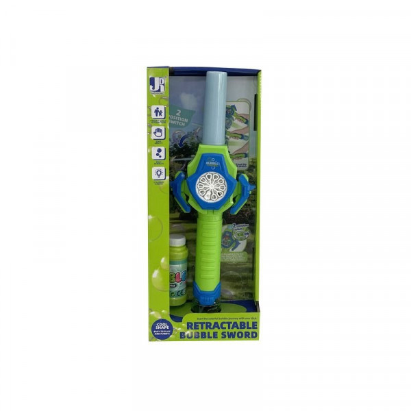 Buborékfújó lézerkard fénnyel és hanggal + 110 ml folyadék