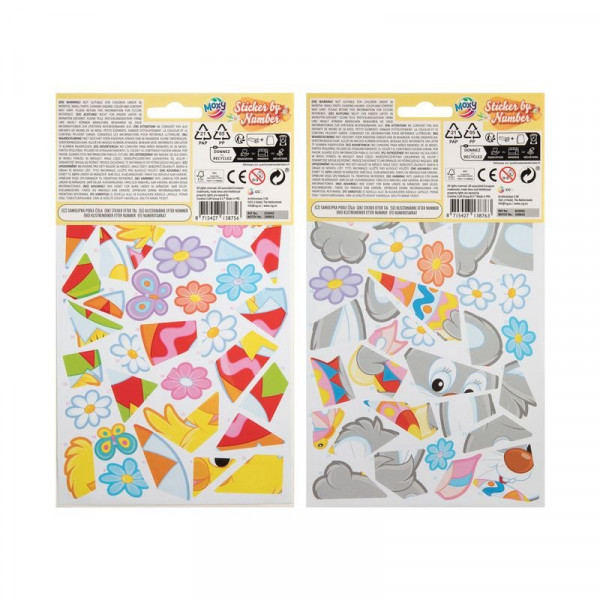 Húsvéti matricák számok  24x14,5 cm