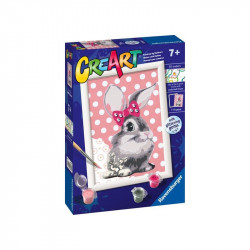 Festés számok szerint - Tündéri nyuszika