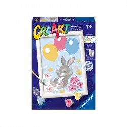 Festés számok szerint - Nyuszi és a léggömbök Festés, színezés, rajzolás Ravensburger