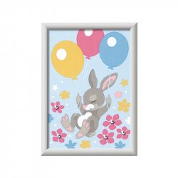 Festés számok szerint - Nyuszi és a léggömbök Festés, színezés, rajzolás Ravensburger