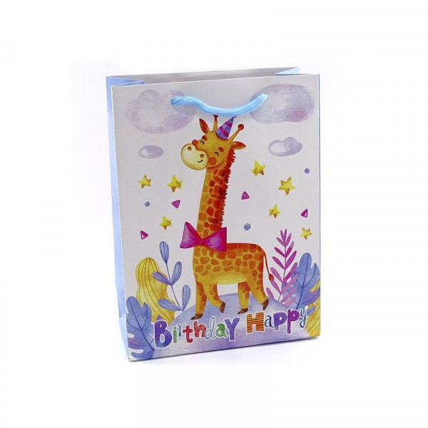 Papírtasak szülinapos 18x24x8,5cm.