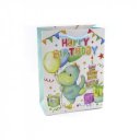 Papírtasak szülinapos 18x24x8,5cm.