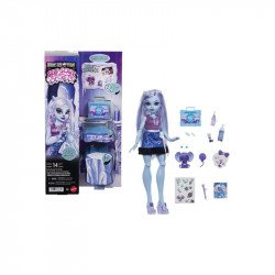 Monster High rémségápols - Abbey Baba, babakocsi Mattel