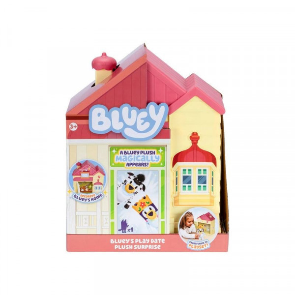 Bluey Házikó Meglepetés plüssel