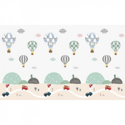 Kétoldalas játszószőnyeg, 150x200x1,5 cm