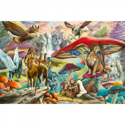 Puzzle 5000 db - Gombák és legendák 1000-2999 darabos puzzle Ravensburger
