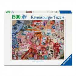 Puzzle 1500 db - Utazás Tokióba 1000-2999 darabos puzzle Ravensburger