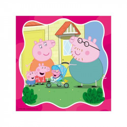 Puzzle 3x49 db - Peppa