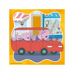 Puzzle 3x49 db - Peppa