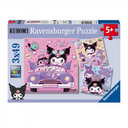 Puzzle 3x49 db - Kuromi úton 100-499 darabos puzzle Ravensburger