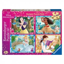 Puzzle 4x100 db - Disney Hercegnők 100-499 darabos puzzle Ravensburger