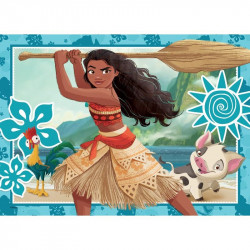 Puzzle 4x100 db - Disney Hercegnők