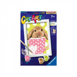 Festés számok szerint - Nyuszi a bögrében