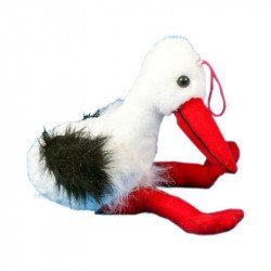 Gólya plüssfigura - 34 cm 20-40 cm Nincs