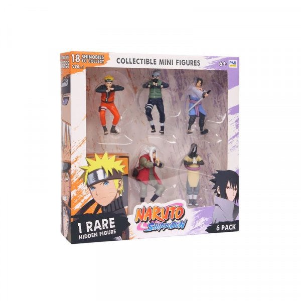 Naruto Shippuden gyűjthető figura 6 db S1