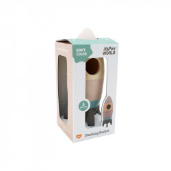 Happy world puha rakéta, 5 db-os Bébijáték, kellék Nincs