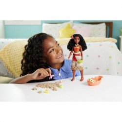 Disney hercegnők Vaiana vÍzi kaland készlet Baba, babakocsi Mattel