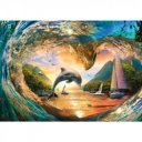 Puzzle 1000 db - Naplemente tánca