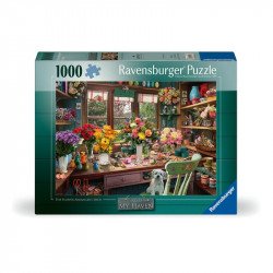Puzzle 1000 db - Virágkötő műhely 1000-2999 darabos puzzle Ravensburger