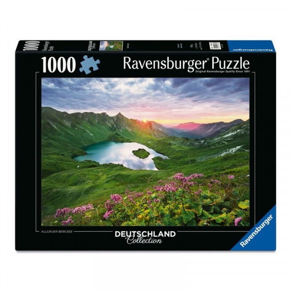 Puzzle 1000 db - Allgäu hegyi-tó