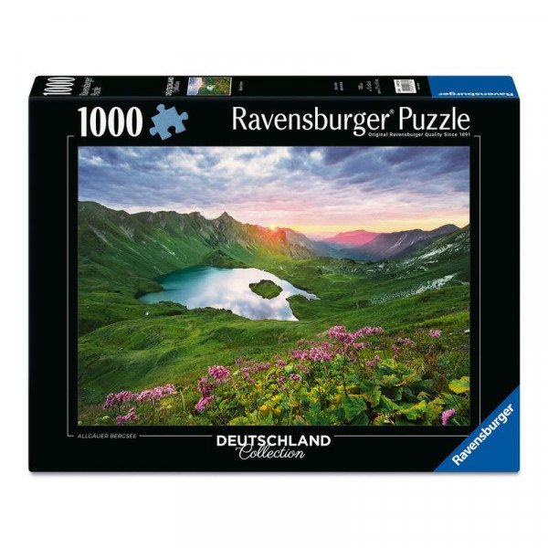 Puzzle 1000 db - Allgäu hegyi-tó