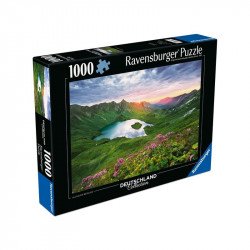 Puzzle 1000 db - Allgäu hegyi-tó 1000-2999 darabos puzzle Ravensburger