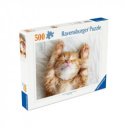 Puzzle 500 db - Cica pihi