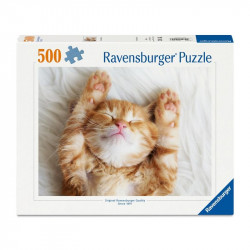 Puzzle 500 db - Cica pihi 500-999 darabos puzzle Ravensburger