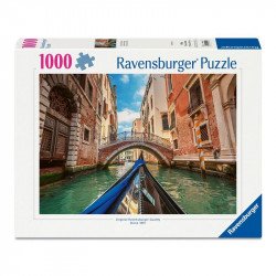 Puzzle 1000 db - Velence csatornái 1000-2999 darabos puzzle Ravensburger