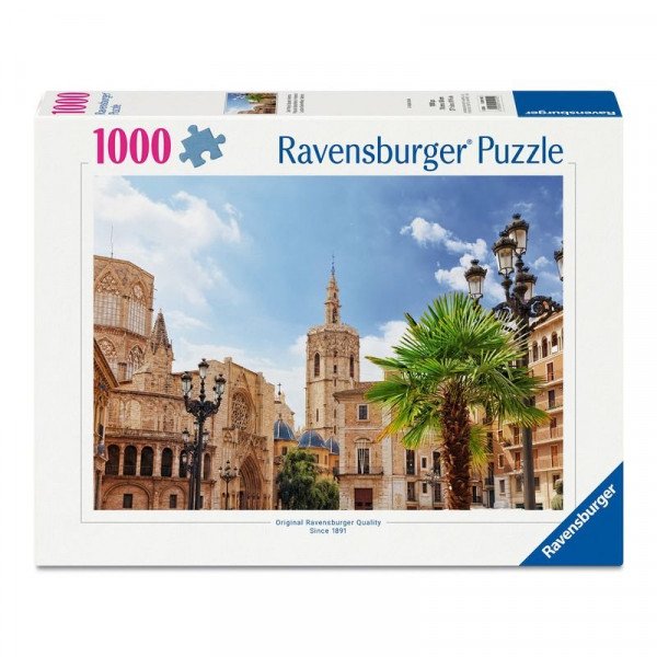 Puzzle 1000 db - Szent Mária tér, Valencia