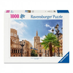 Puzzle 1000 db - Szent Mária tér, Valencia 1000-2999 darabos puzzle Ravensburger
