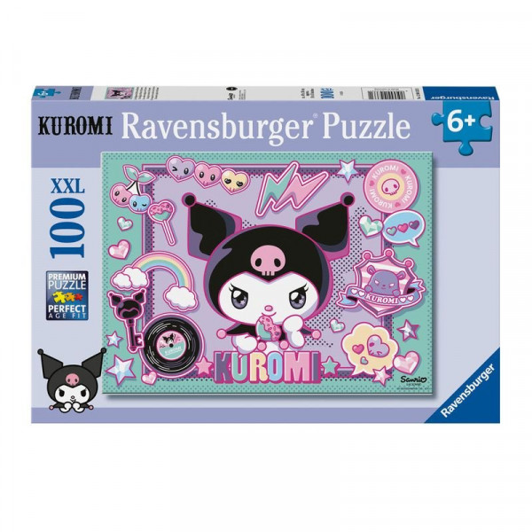 Puzzle 100 db - Hello Kitty Kuromi