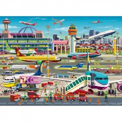 Puzzle 150 db - Repülőtér 100-499 darabos puzzle Ravensburger