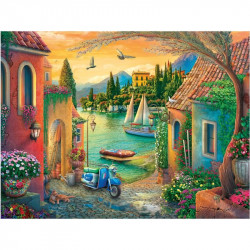 Puzzle 750 db - Európai villák látképei