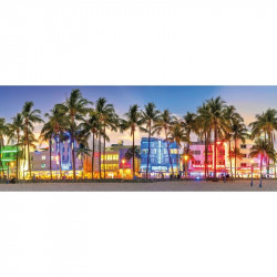 Puzzle 1000 db - Éjszakai fények Ocean drive
