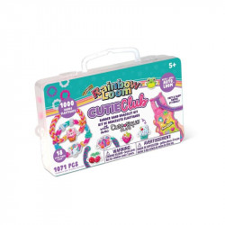 Rainbow Loom, Cutie club gumikarkötőkészítő szett Kreatív készlet
