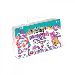 Rainbow Loom, Cutie club gumikarkötőkészítő szett Kreatív készlet