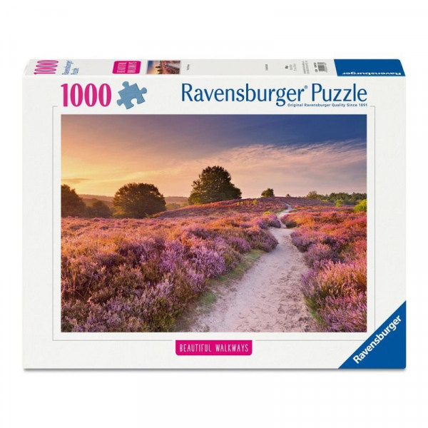 Puzzle 1000 db - Rózsaszín ösvény