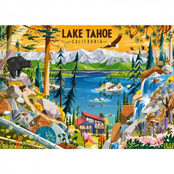 Puzzle 1000 db - Tahoe tó