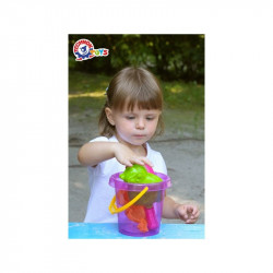 Homokozó szett - rózsaszín, 5 db