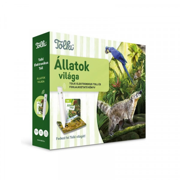 Tolki - Állatok Világa-ÚJ (könyv +toll)