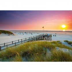 Puzzle 1000 db - Naplemente Amrum felett