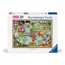 Puzzle 1000 db - Biciklivel a világ körül 1000-2999 darabos puzzle Ravensburger