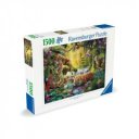 Puzzle 1500 db - Nyugodt tigrisek