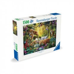 Puzzle 1500 db - Nyugodt tigrisek 1000-2999 darabos puzzle Ravensburger