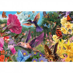 Puzzle 200 db - Kolibri és pillangó
