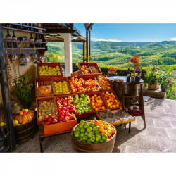 Puzzle 500 db - Gyümölcspiac, Horvátország