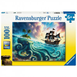 Puzzle 100 db - Kalózok kincse 100-499 darabos puzzle Ravensburger