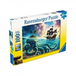 Puzzle 100 db - Kalózok kincse 100-499 darabos puzzle Ravensburger